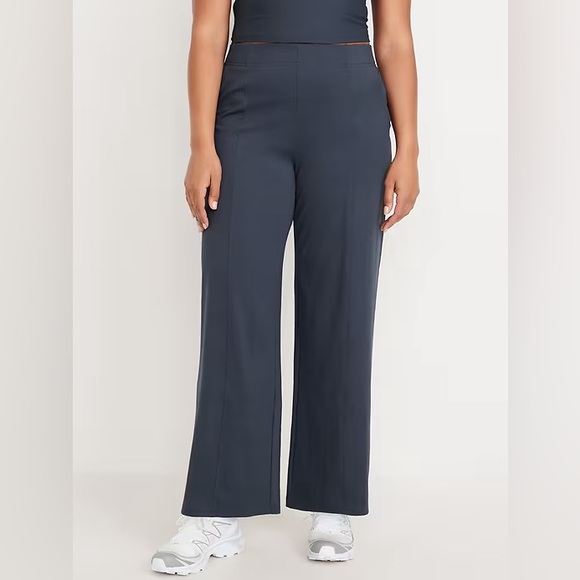 Old Navy High-Waisted PowerSoft Trouser Pants-NWT - Picture 1 of 4